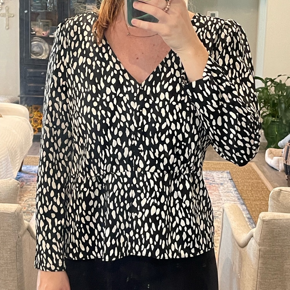 peplum blouse